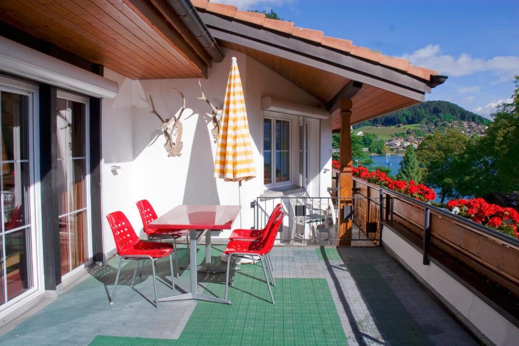 Seehotel Boutique Jaegerhof-Hubertus Faulensee Rom bilde